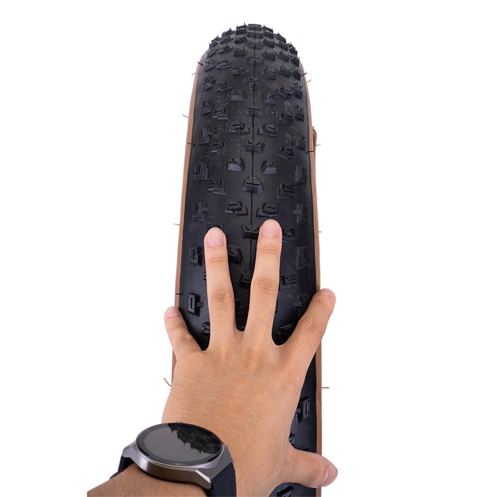 20/26In Bicycle Inner Tube Anti Slip Fat Bike Tire Wear Resistant Treaded Tire Anti Shake Mountain Bike Tire Bicycle Accessories