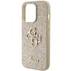 Guess Guhcp15Lhg4Sgd Iphone 15 Pro 6.1 Złoty/Gold Hardcase Glitter Script Big 4G