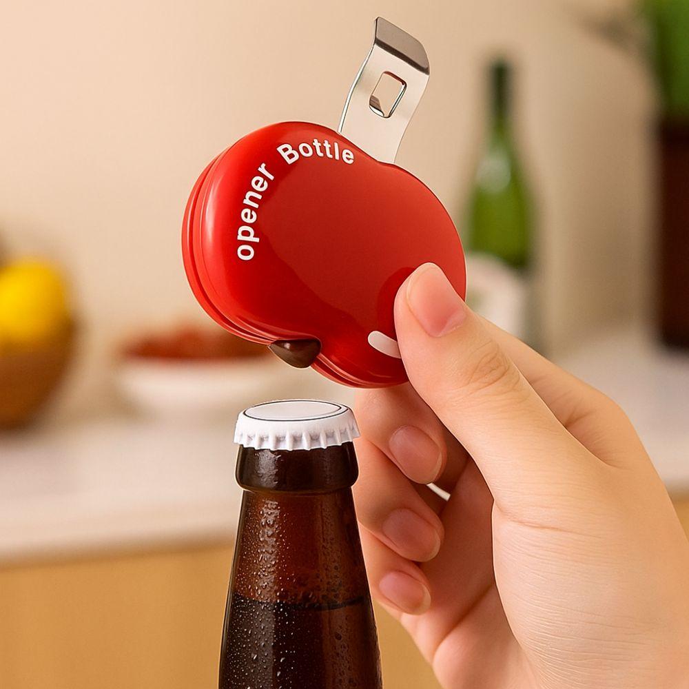 2pcs Fruit Shape Magnets Bottle Opener Multifunctional Refrigerator Corkscrew Bar Use