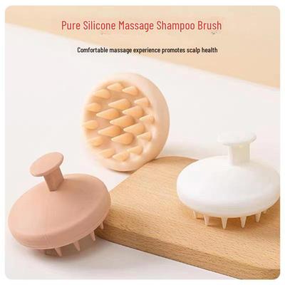 Pure Silicone Dual-Use Shampoo & Scalp Massage Brush