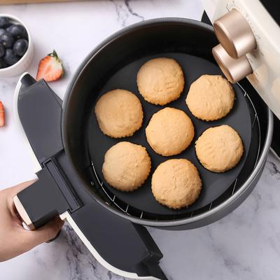 Silicone Muffin Cake Cups 7 Cup Cake Mold Non-Stick Baking Tray Food-Grade Chocolate Cake Cups Air Fryer Accessories