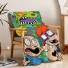 R-RugratS-ES Cartoon TV Blanket Throw Super Cosy Plush Living Room Sofa Couch Childish Birthday Gifts