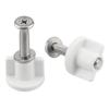 Hand-Tightened Lower-Mount Toilet Seat Hinges & Screws - 304 Steel