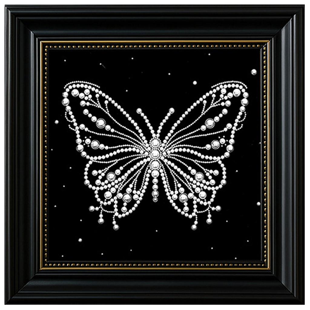 DIY Pearl Paintings Pearls Gem Art Craft with Frame 10.63x10.63in for Adults/Beginners Gift Idea Home Wall Decor