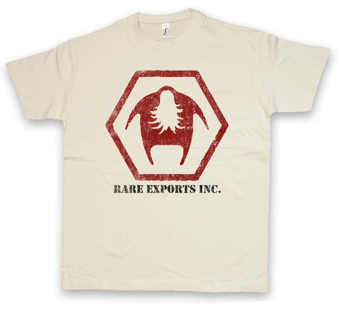 RARE EXPORTS T-SHIRT Inc. Corporation Corp Symbol Logo Sign Company Alien XL