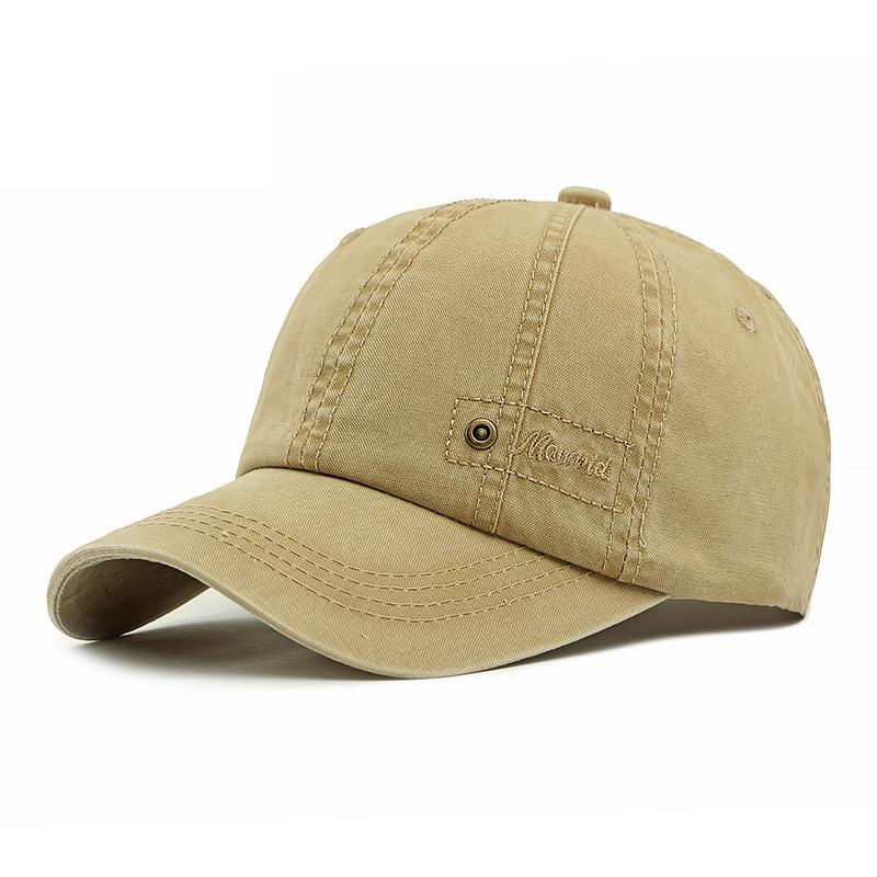 Baumwoll-Baseballkappe Herren Outdoor Sonnenschutz Sonnenhut Vintage Kappe