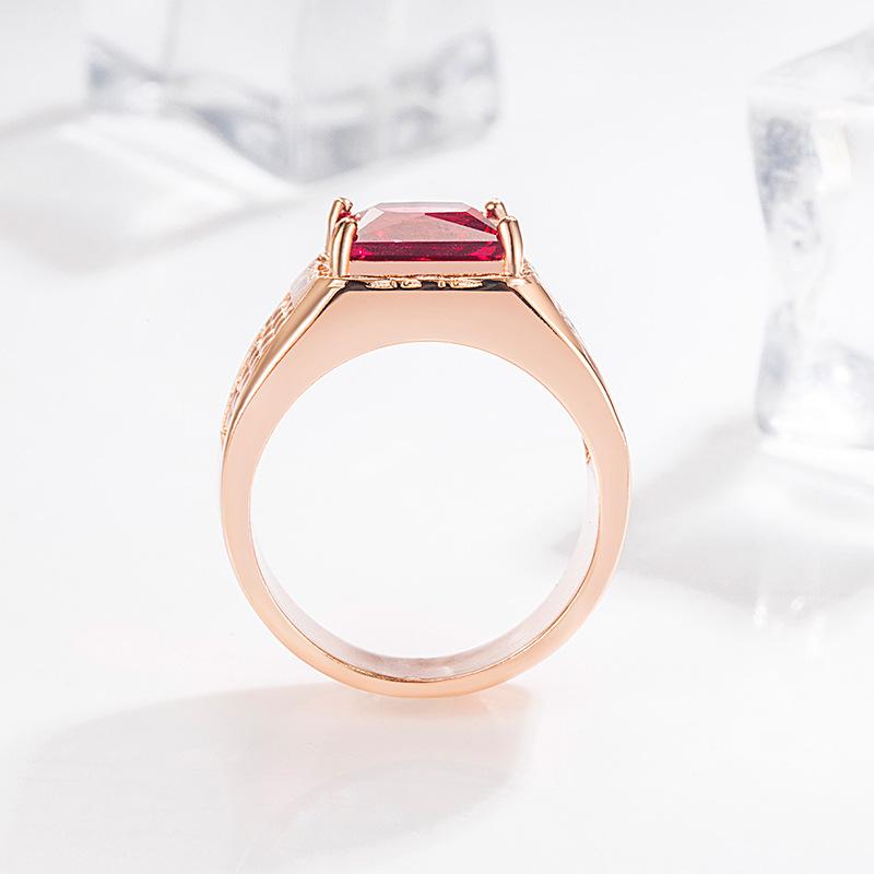 Lindon – bague classique en alliage de cuivre et Zircon, bijoux pour dames, cadeau de fête de promesse de mariage