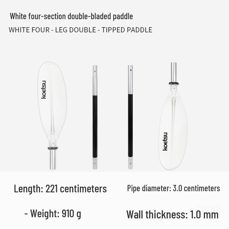 KOETSU Surf Paddleboard Dual-Use Aluminum Paddle: Single/Double Head Kayak & Paddleboard Paddle