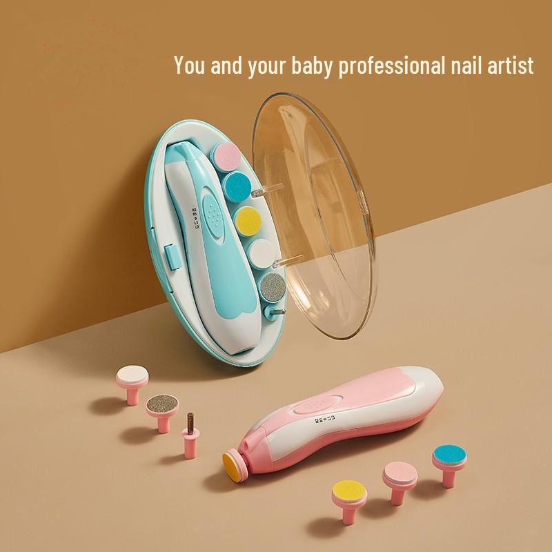 Popular Silent Baby Nail Grinder - Multifunctional Electric Trimmer & Care Set for Infants