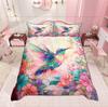 Homewish Cardibal Bird Hummingbird Duvet Cover Set 2Pcs/3Pcs Merry Christmas Bedding Wild Animal Wildlife Quilt Cover Set
