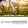 Aluminum Alloy Horse Comb Mane Tail Pulling Comb Metal Horse Grooming Tool 6.5IN / 3.9IN / 3.5IN / 3.2IN