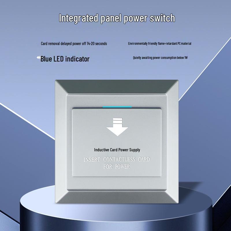 Weichuang Smart Hotel Room Card Power Switch – Low/High Frequency Inductive Power-Saving Wall Switch