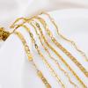 No Fade 1Meter Silver Color Stainless Steel Link Chains DIY Chain for Needlework Necklaces Bracelets Jewelry Making Accessories