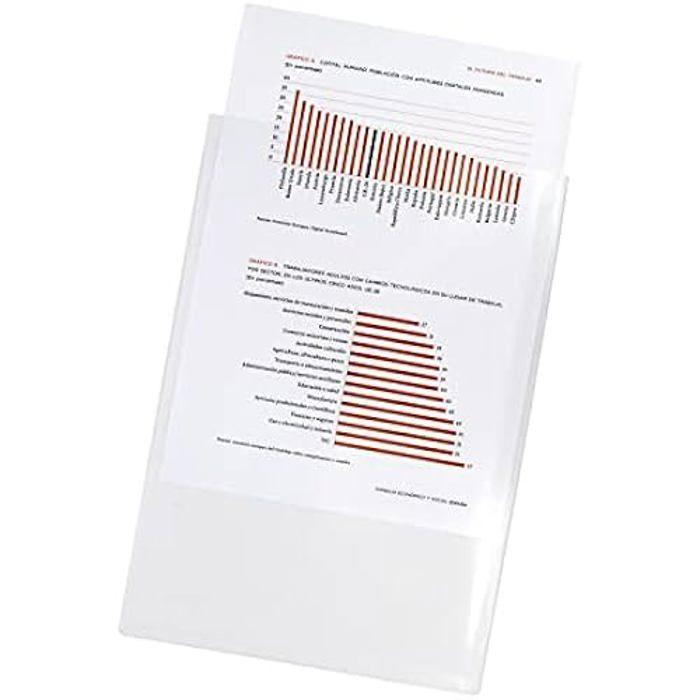 Hülle - GRAFOPLÁS - Transparent - 100 Stück - Din A4 - Kunststoff