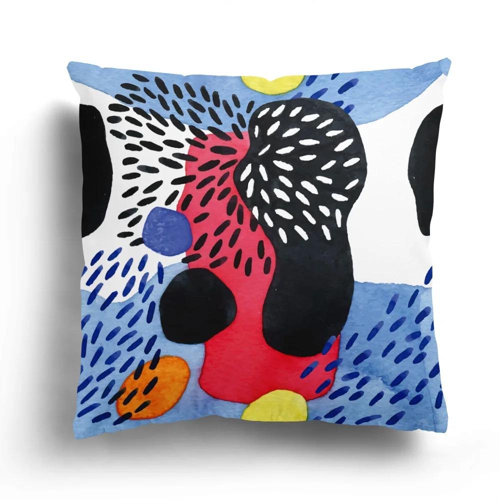 Luxury Home Decor Pillow Cover Car Living Room Sofa Cushion Cover Abstract Geometric Irregular Print Pattern Cushion Cover
