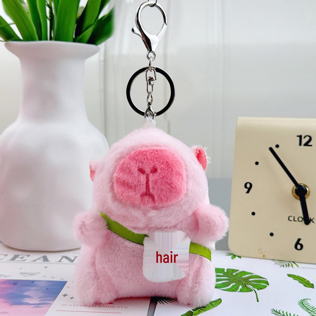 Pingente Capivara Chaveiro de Pelúcia - Presente de Aniversário Boneca de Pano