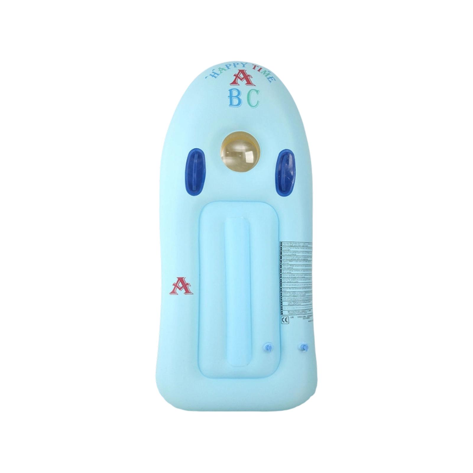 

Inflatable Kids Water Play Surfboard with Handles Thickened Design for Stability and Comfort Suitable for Outdoor Pool Beach Use One Size