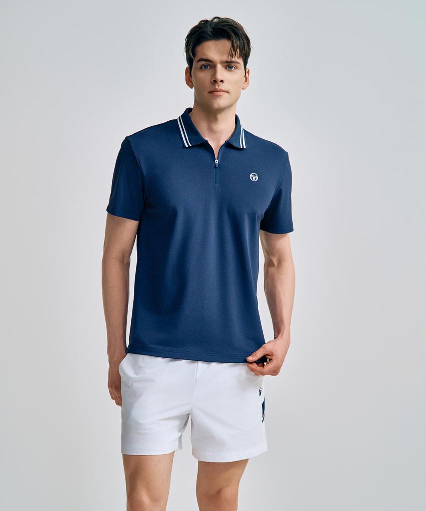 SERGIO TACCHINI M Zipper Neck Polo