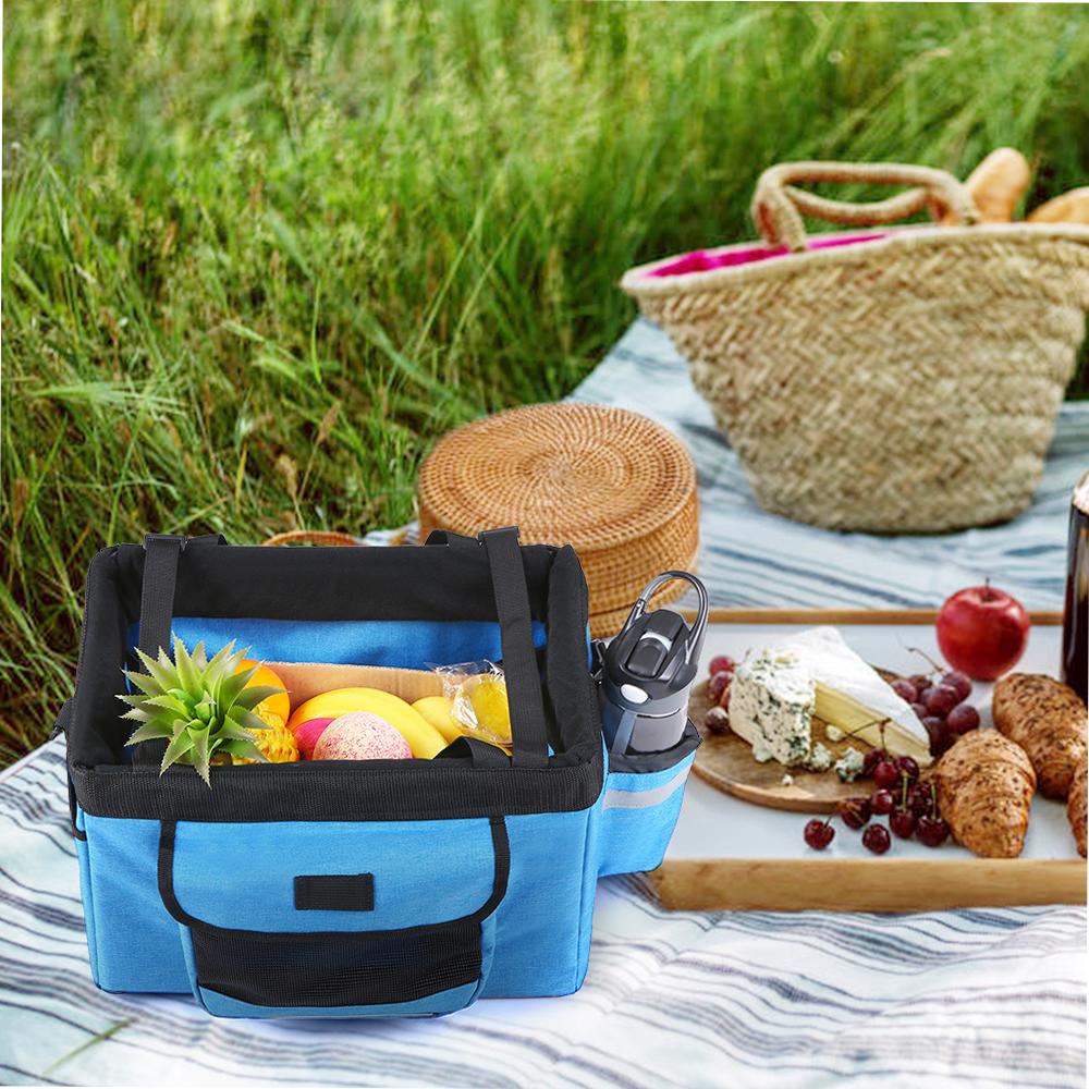 Foldable Front Basket Removable Bike Pet Basket Pet Dog Cat Carrier Camping Bag