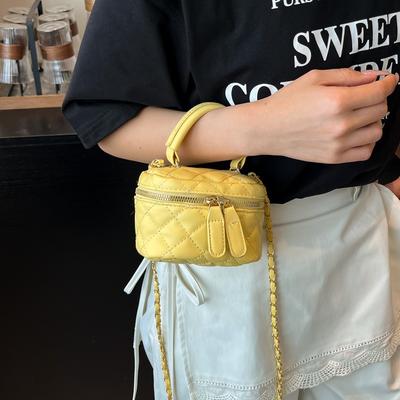 Niche Box Bag Solid Color Beautiful Storage Bag Summer New Product Portable Shoulder Messenger Bag Women's Bag