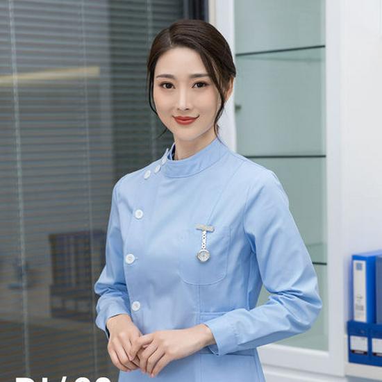 Nightingale Women's Long Sleeve Nurse Uniform Set for Dental and Surgical Use – Plus Size Available