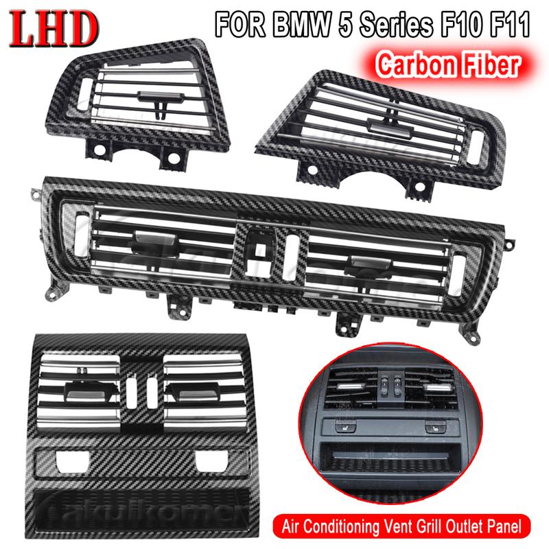 Car Replacement Center/Left/Right Air Outlet Vent Panel Grille Cover Accessories Parts for BMW 5 Series F10 F18 2010-2016