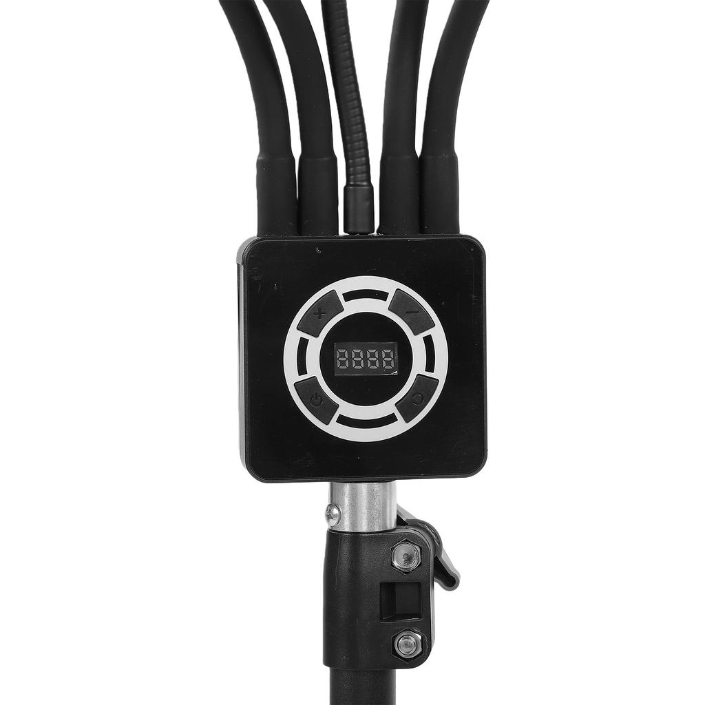 Flexible 4 Arms LED Video Light 3200K 5600K Dimmable Photography Fill Light for Live Streaming Black US Plug