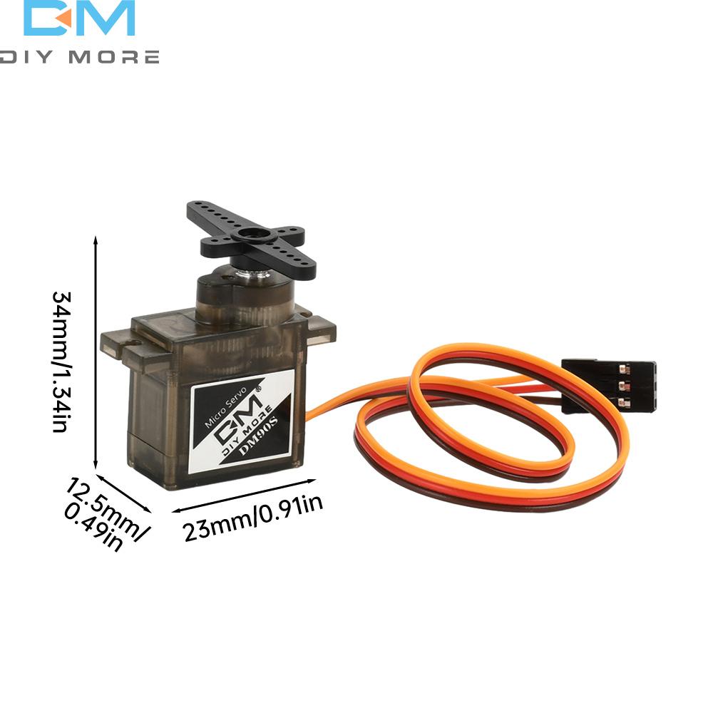 New MG90S Metal Gear Servo SG90 Rotation Angle 180℃/360℃ 12g For RC Helicopter Plane Boat Car MG90 RC Robot