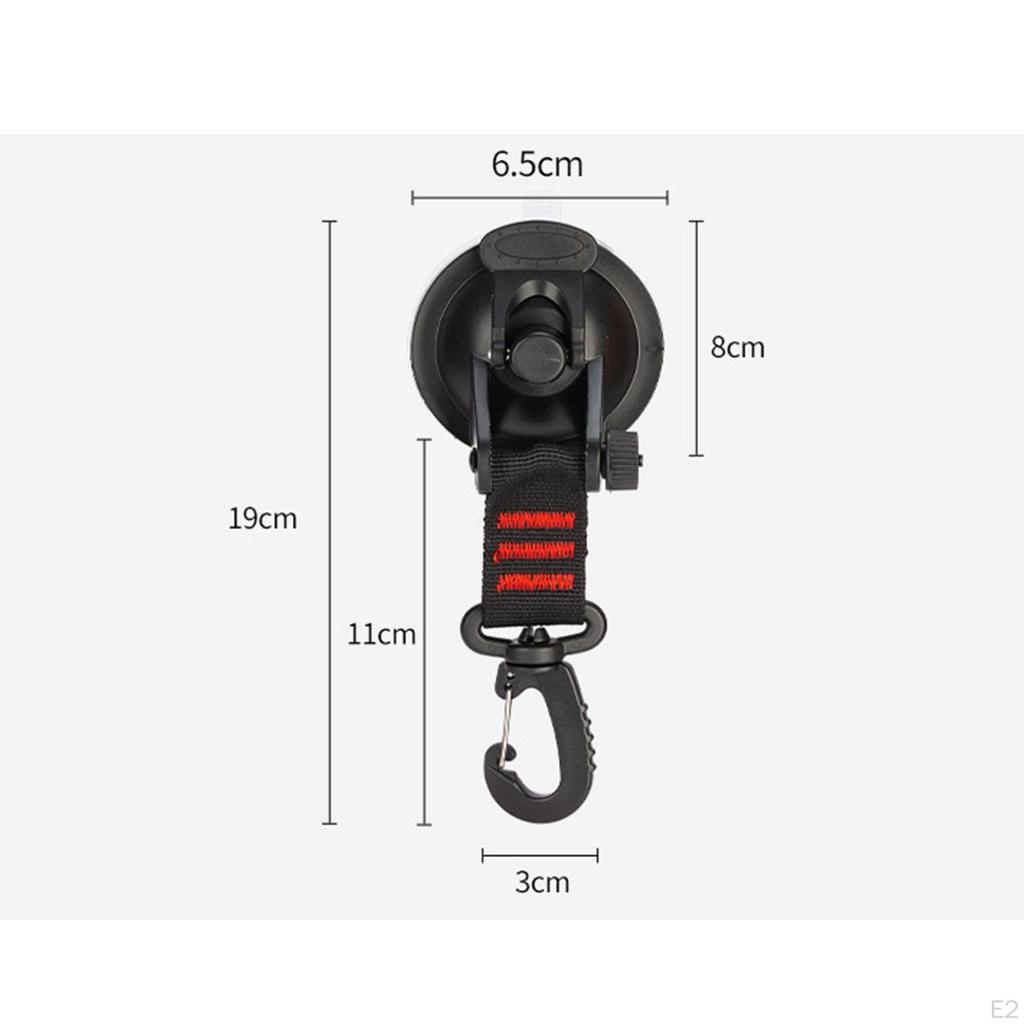 Pack of Rotating Suction Cups for Tent Anchoring