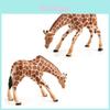 Simulated Giraffe Animal Models Desktop Ornaments For Kids And Collectors