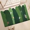 Cartoon Bathroom Foot Mat Water-Absorbing Floor Carpet Dirt-Resistant Foot Pad  Household