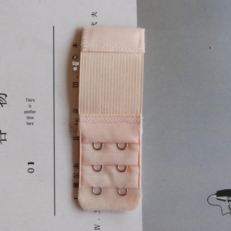 

Удлинитель бюстгальтера с двумя крючками из нержавеющей стали, три ряда эластичной резинки. Three Rows Two Buckles Elastic
