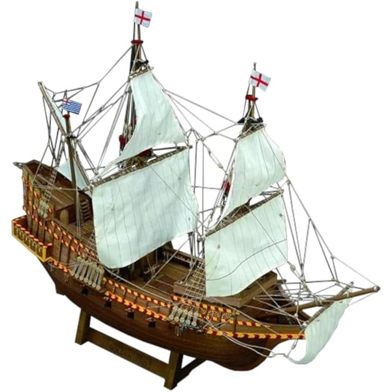 Woody Joe 1/50 Golden Hind Wooden Model Assembly Kit (Ship)