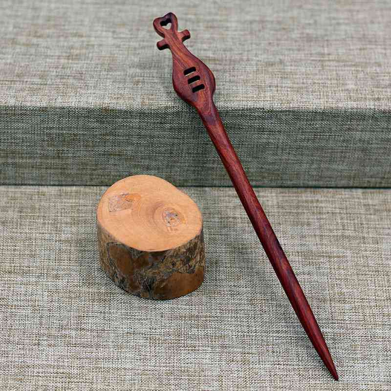 

Заколка для волос для девочек, новая классическая заколка ручной работы, оптовая продажа, прическа, заколка из красного сандалового дерева, розового дерева, женская красная заколка из сандалового дерева 18cm