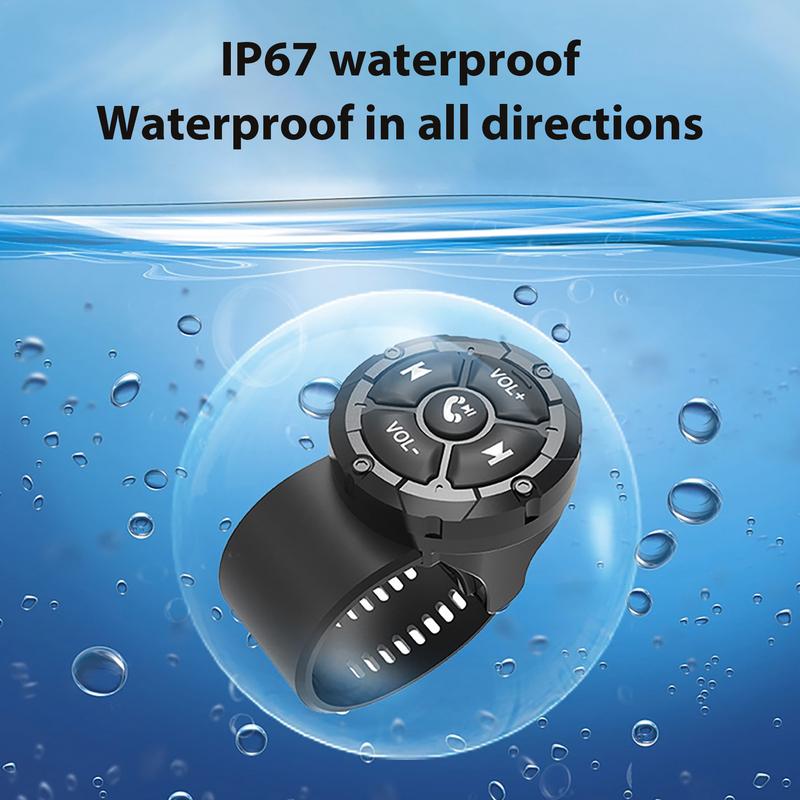 Auto Drahtlose Lenkrad Fernbedienung Für Auto Radio Multifunktionale Wasserdichte Fernbedienung Taste Für Telefon