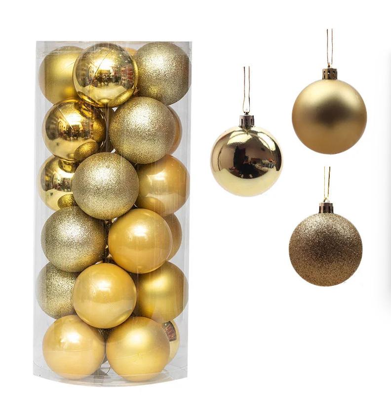 36pcs Silver Christmas Ball Ornament Set, Shatterproof Tree Hanging Baubles for Holiday, Party & Home Decor