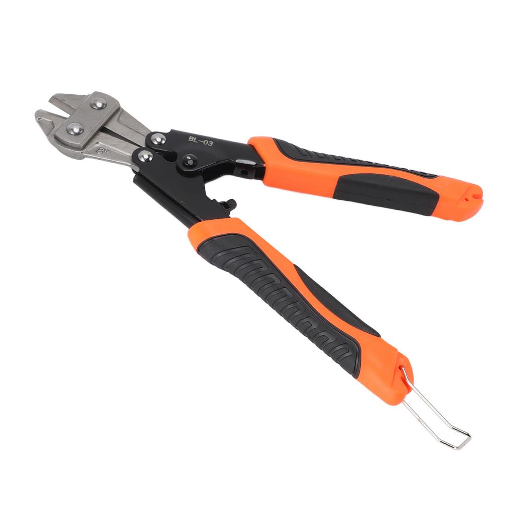 Mini Bolt Cutter Spring Loaded Wire Cutter with Soft Anti Slip Handle Small Wire Cable Cutter