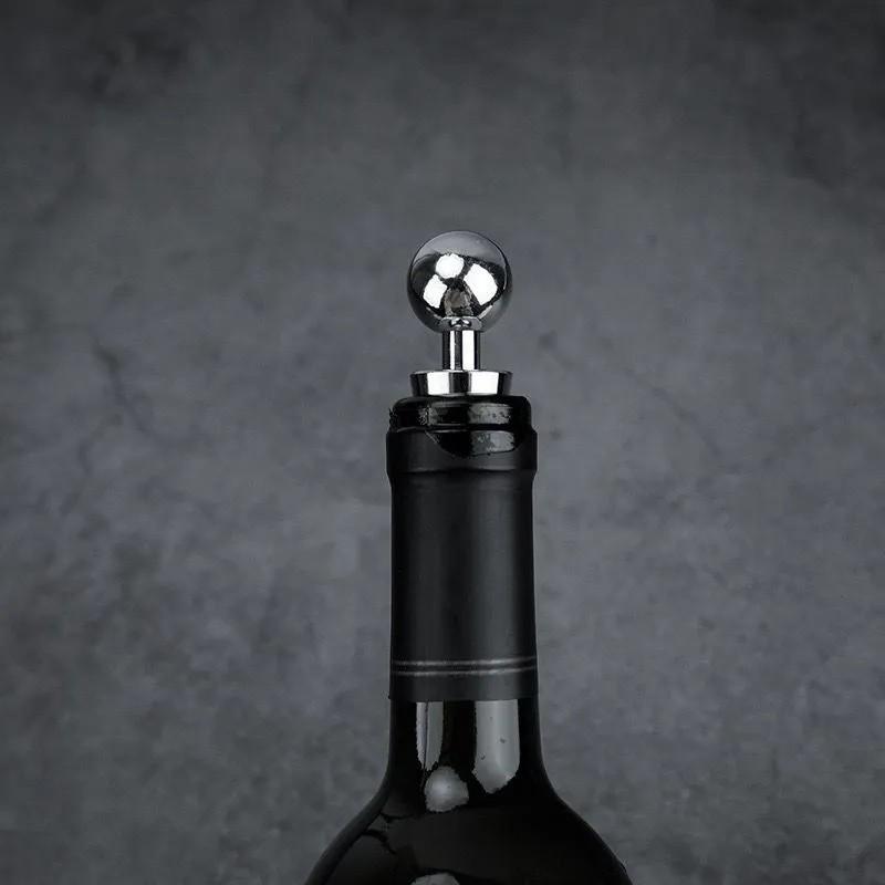 5pcs Creative Red Wine Stopper Metal Sealed Bottle Type Wine Bottle Stopper Fashion Wine Stopper