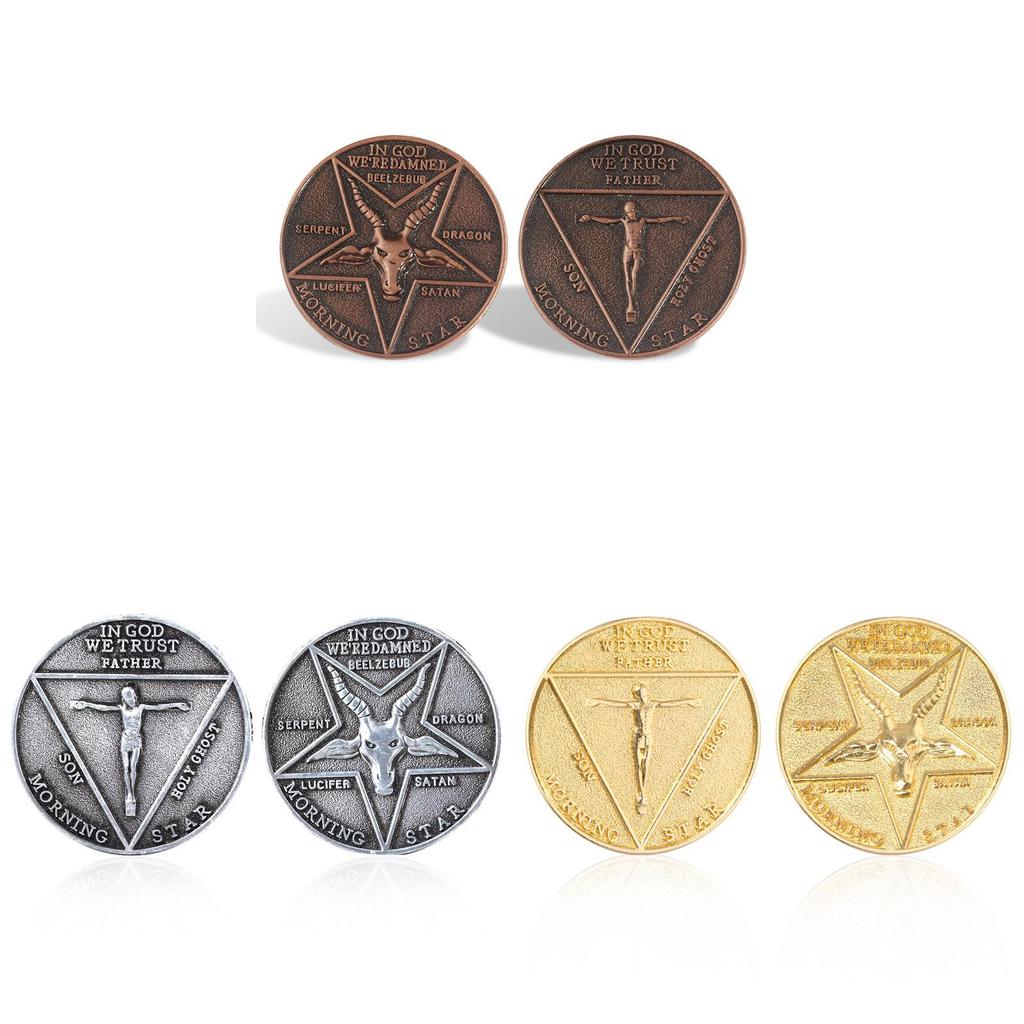 Moneta upamiętniająca Lucyfera ze stopu metali na prezent i upominki imprezowe