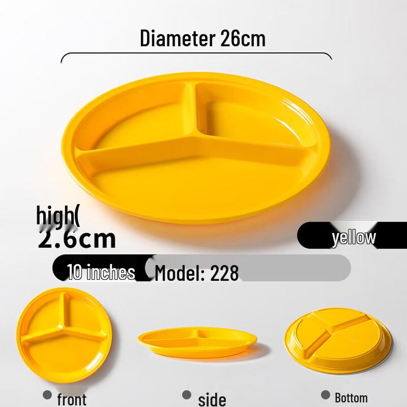 

Melamine Divided Canteen Plate