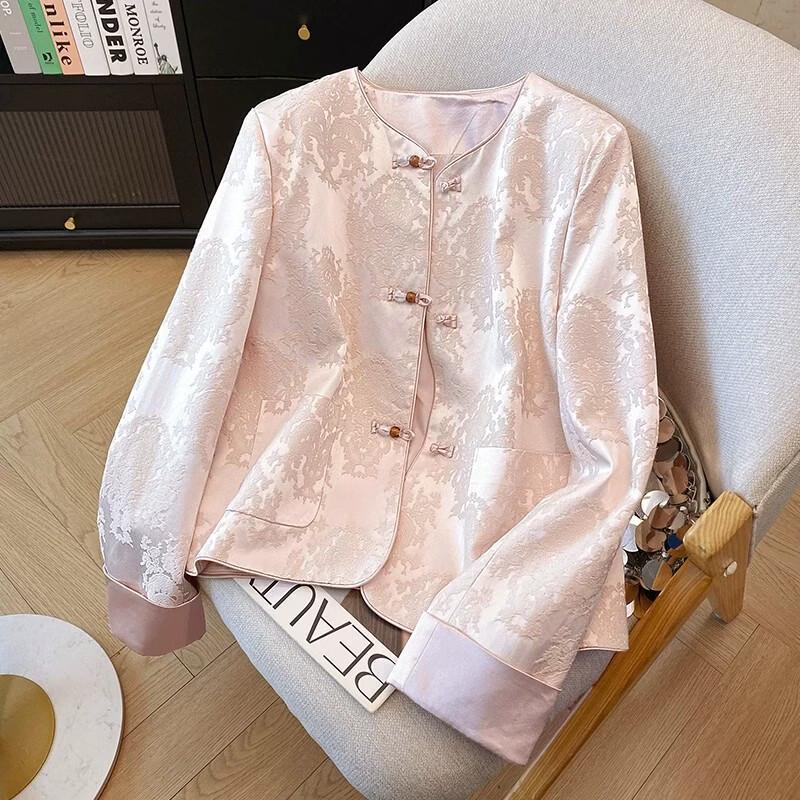 La Chapelle Women's New Chinese Style Jacquard Short Jacket