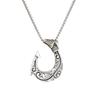 Vintage Stainless Steel Viking Anchor Hook Necklace for Men's Fashion Jewelry Viking Necklace Pendant Gift Men Chain