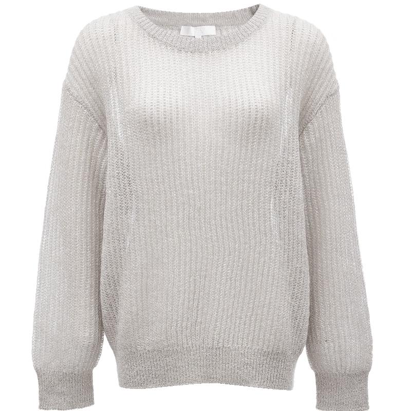 

ONLY 2024 Women s Loose-fit Crew Neck Knit Sweater S
