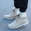 Jarní Nové Pánské Boty High-Top Ležérní Plátěné Boty Pánské Outdoorové Sportovní Boty Trendy Boty