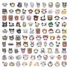 Für Sanrio-Aufkleber, 100er-Set, süße Anime-Aufkleber für Sanrio, Kofferaufkleber, Briefpapieraufkleber, wasserfeste Aufkleber, süße, stylische Manga-DIY-Aufkleber