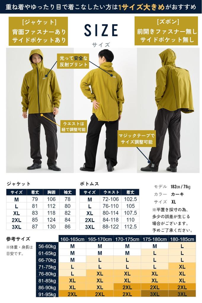 your backpack Rainwear set for rain rain mountain motorcycle [Benke] [Keeps dry] men, waterproof, gear, raincoat, bicycle, cycling, pants, climbing,