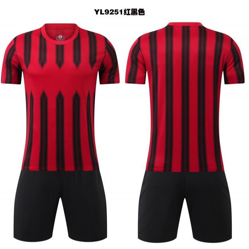 Football Jersey Set Men'S And Women'S Sports Training Jersey Team Jersey Short-Sleeved Jersey