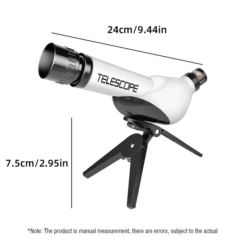Kids' Telescopes Educational Toys 40X Science Experiment Monocular Science Teaching Microscope Toy Toys for Children Kids Gifts