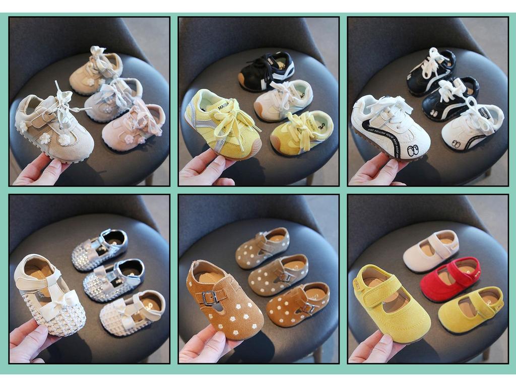 Winter-Gehschuhe für Kleinkinder aus Leder: Koreanische Kinderschneestiefel mit Fleece & Baumwolle für Babys und Mädchen.