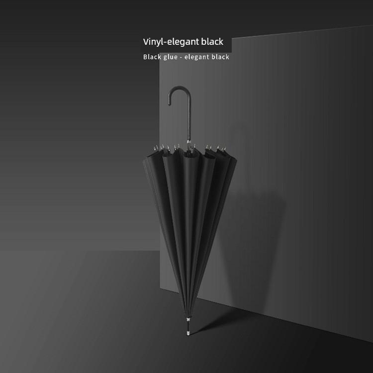 Japanese-Style Fresh and Simple Sunshade Umbrella, Dual-Use for Sun and Rain, Student Color Scheme, Leather Handle, 16-Rib Umbrella, Promotional